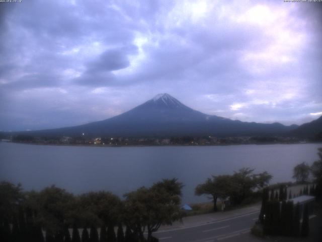 河口湖からの富士山