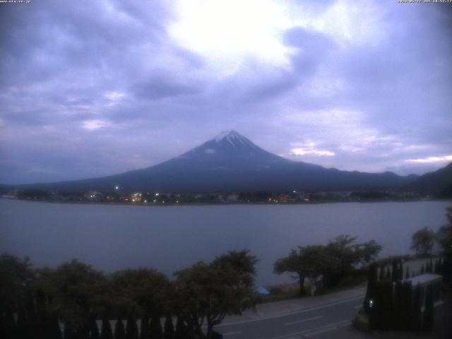 河口湖からの富士山