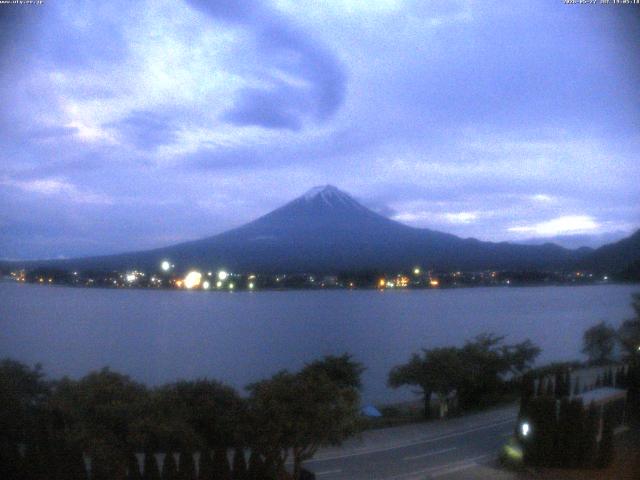 河口湖からの富士山