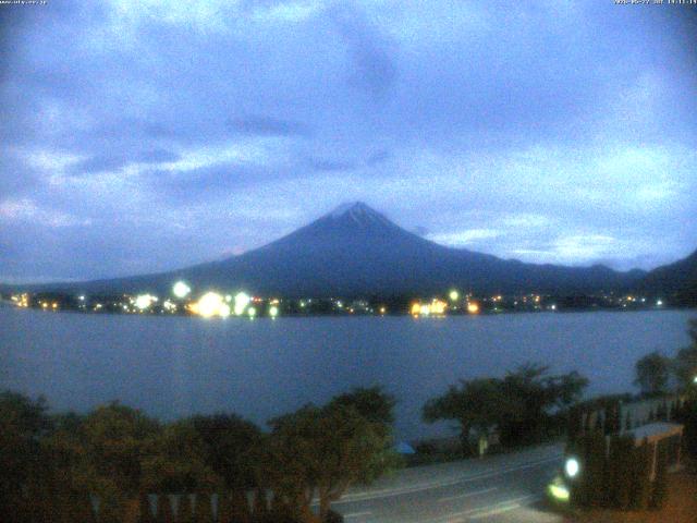 河口湖からの富士山