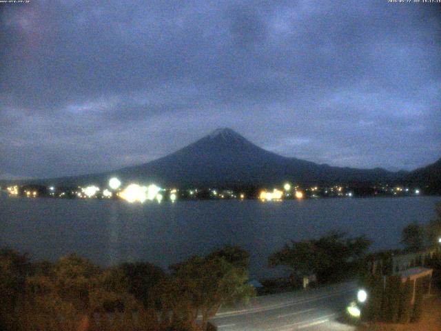 河口湖からの富士山