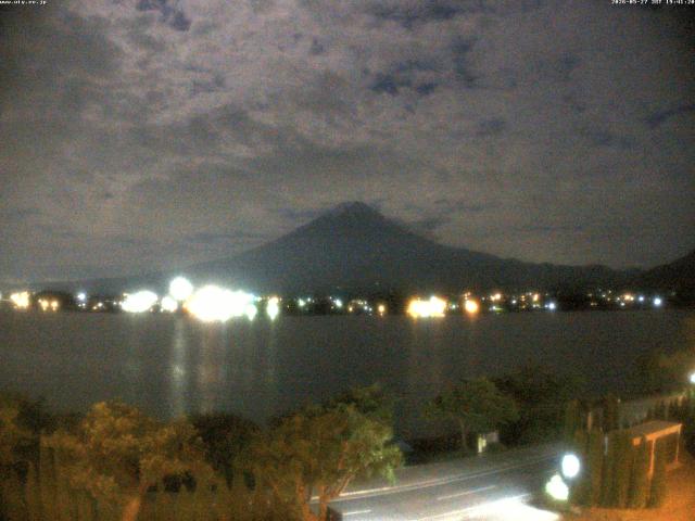 河口湖からの富士山