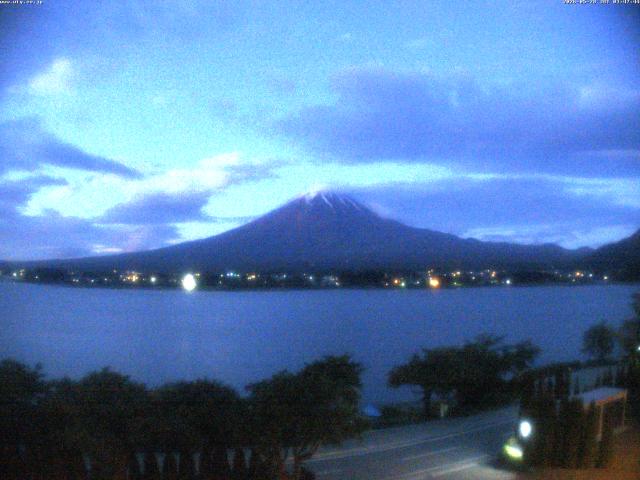 河口湖からの富士山