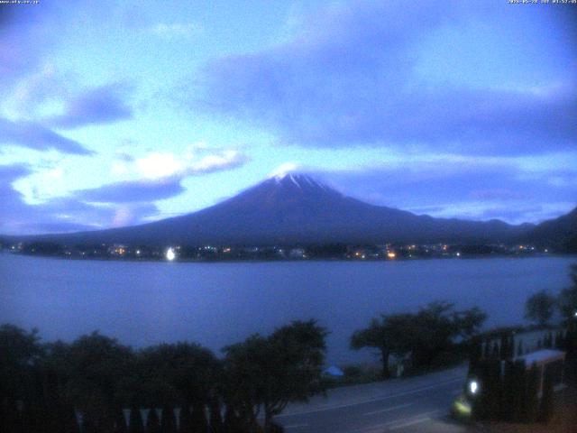 河口湖からの富士山