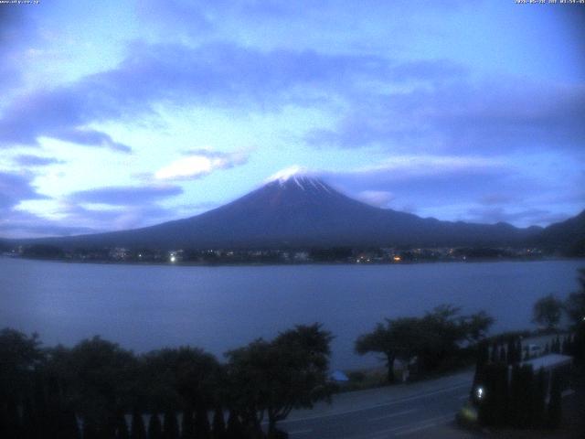 河口湖からの富士山