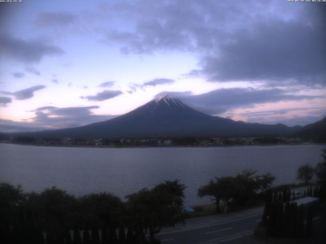 河口湖からの富士山