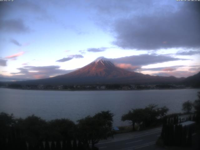 河口湖からの富士山