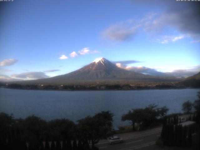 河口湖からの富士山