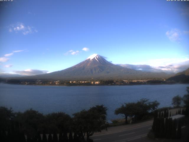 河口湖からの富士山