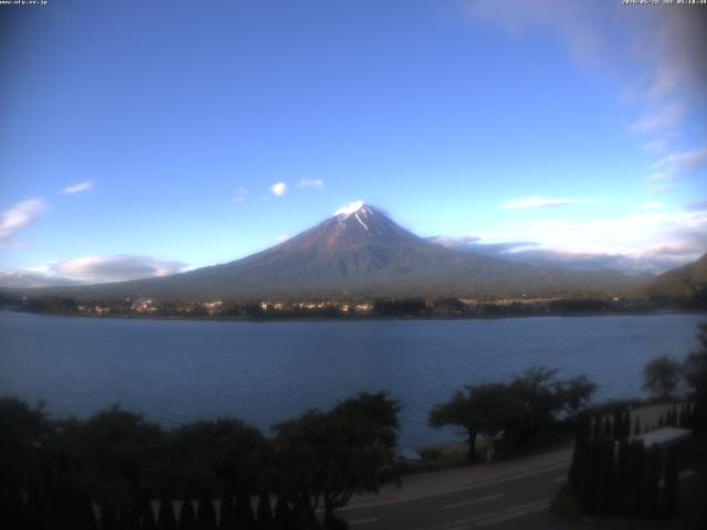 河口湖からの富士山