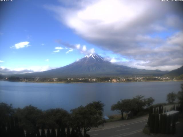 河口湖からの富士山