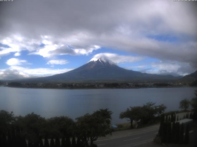 河口湖からの富士山
