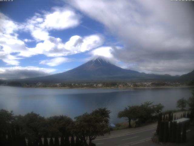 河口湖からの富士山