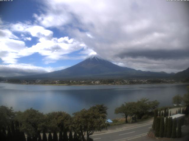 河口湖からの富士山