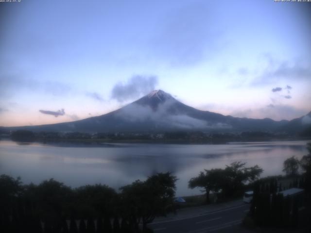 河口湖からの富士山