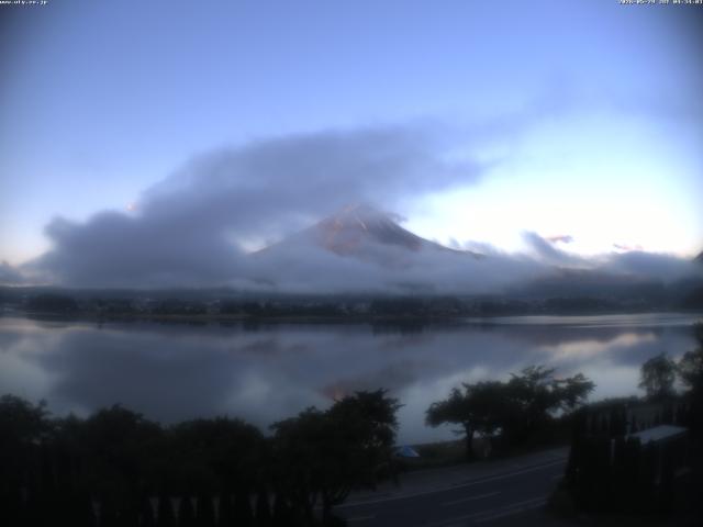 河口湖からの富士山