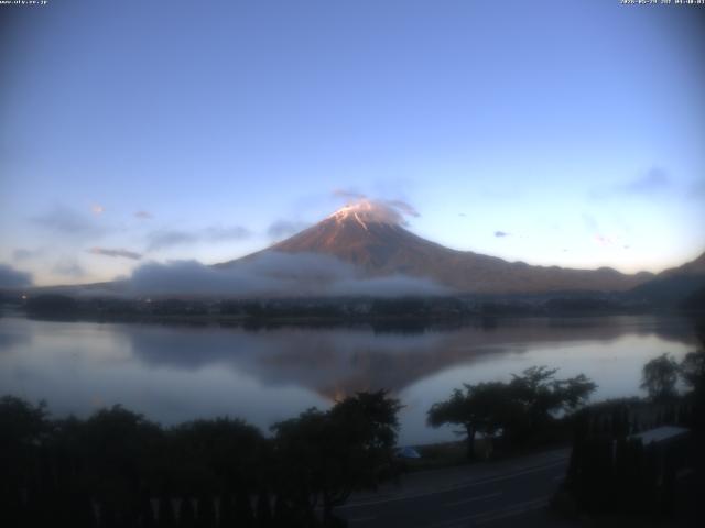 河口湖からの富士山