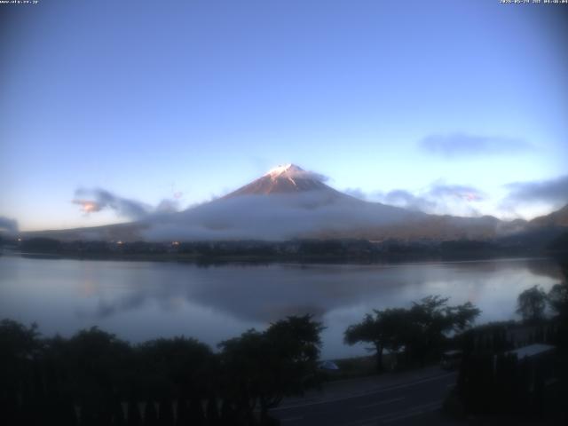 河口湖からの富士山