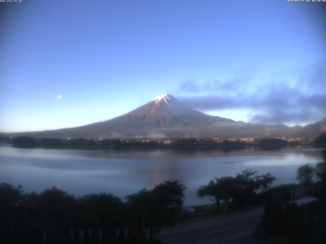 河口湖からの富士山