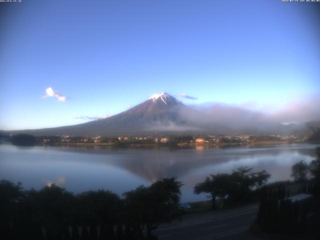 河口湖からの富士山