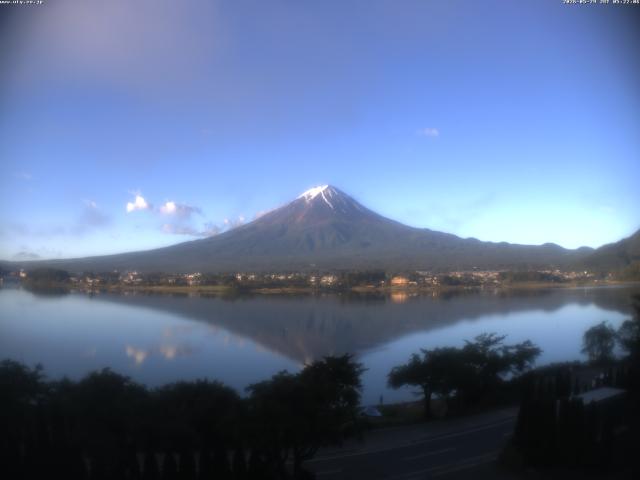 河口湖からの富士山