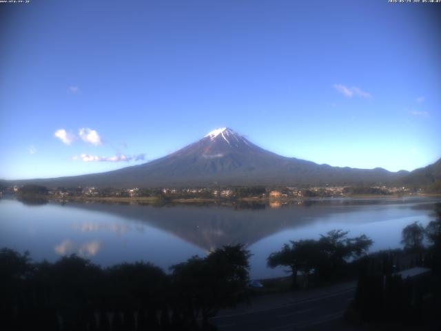 河口湖からの富士山