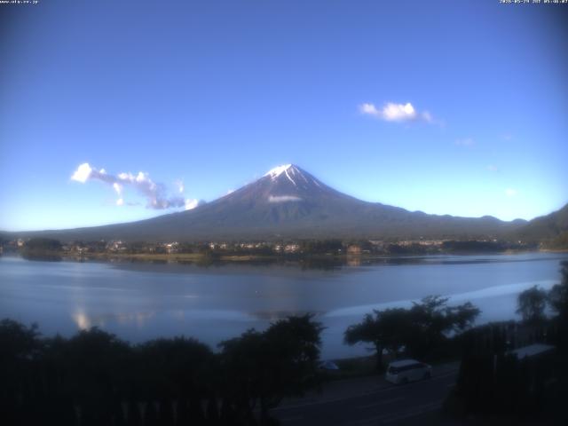 河口湖からの富士山