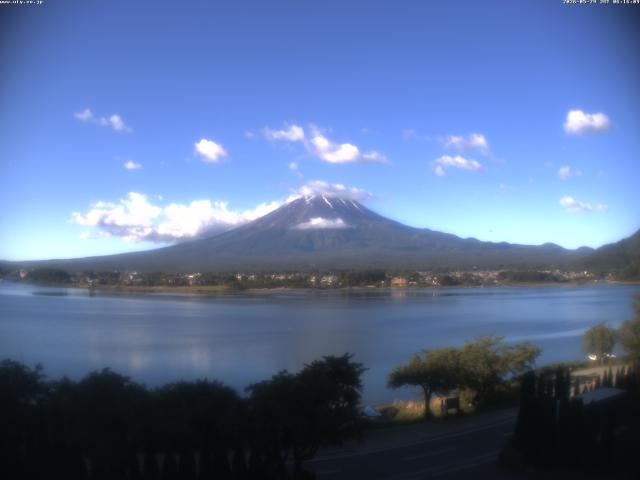 河口湖からの富士山