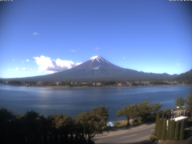 河口湖からの富士山