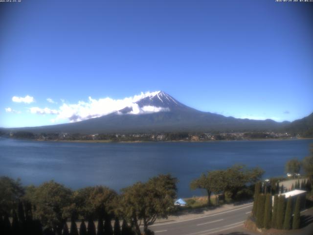 河口湖からの富士山