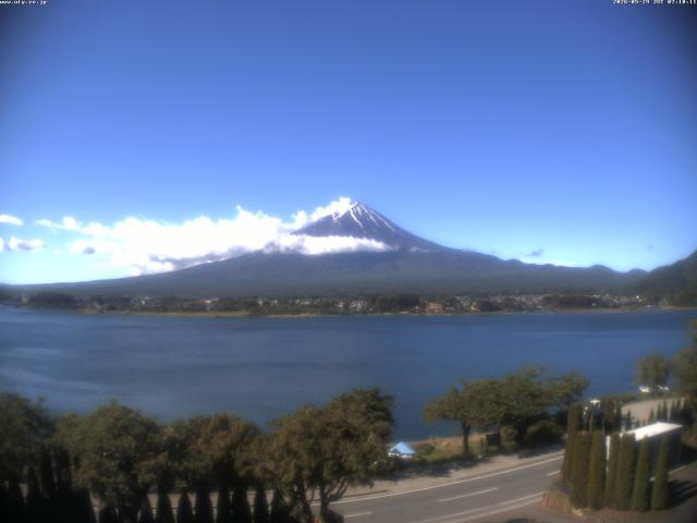 河口湖からの富士山