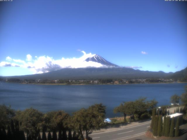 河口湖からの富士山