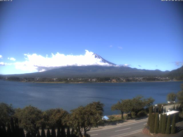 河口湖からの富士山