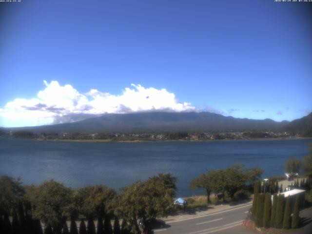 河口湖からの富士山