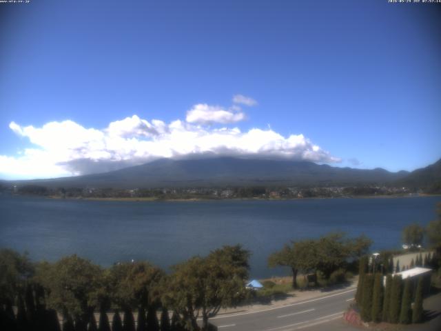 河口湖からの富士山