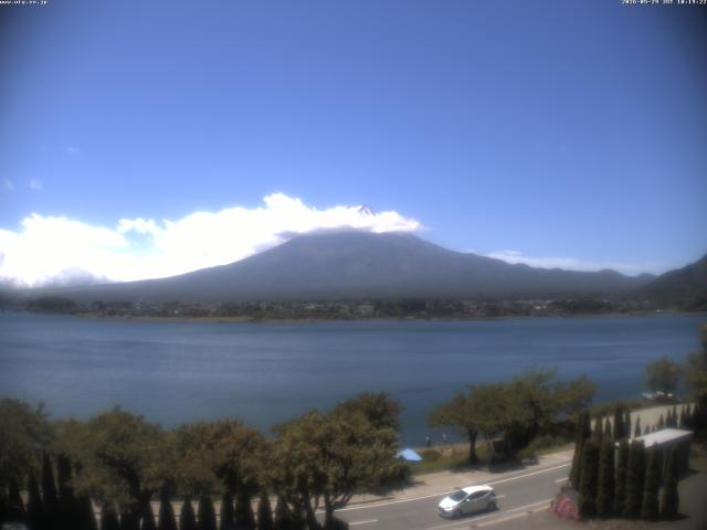 河口湖からの富士山