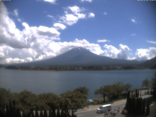 河口湖からの富士山