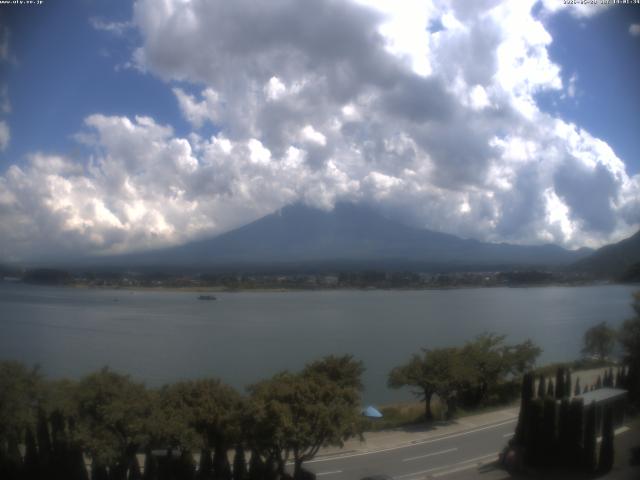 河口湖からの富士山