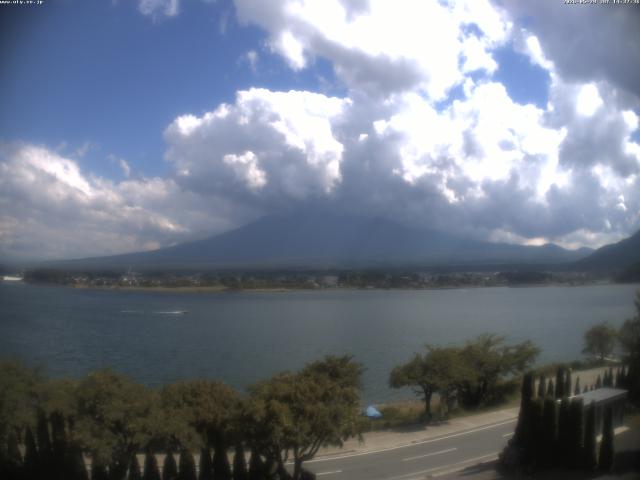 河口湖からの富士山