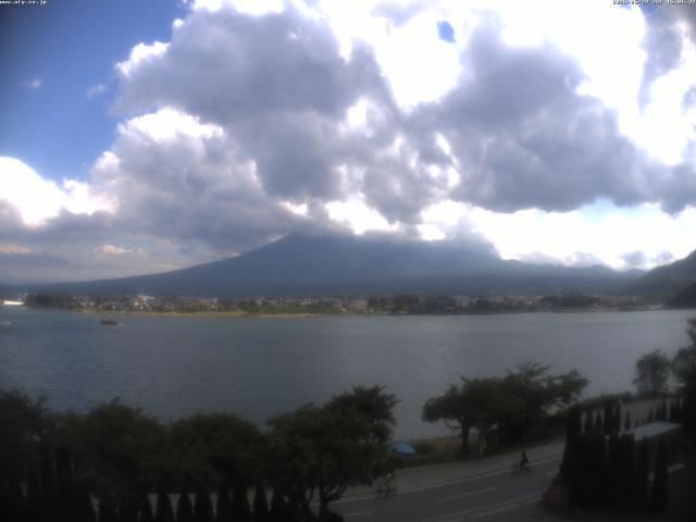 河口湖からの富士山