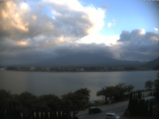 河口湖からの富士山