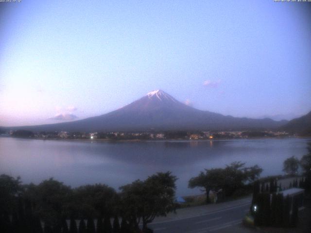 河口湖からの富士山