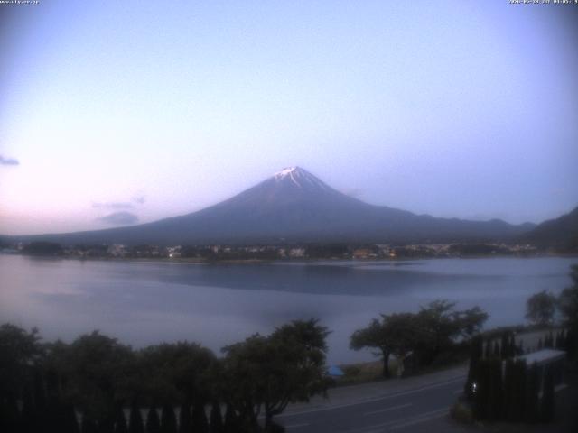 河口湖からの富士山