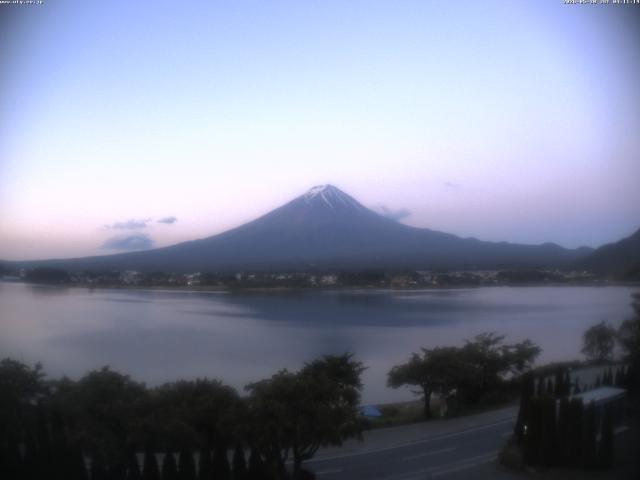 河口湖からの富士山