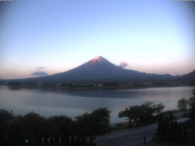 河口湖からの富士山