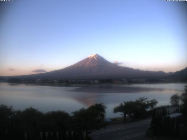 河口湖からの富士山