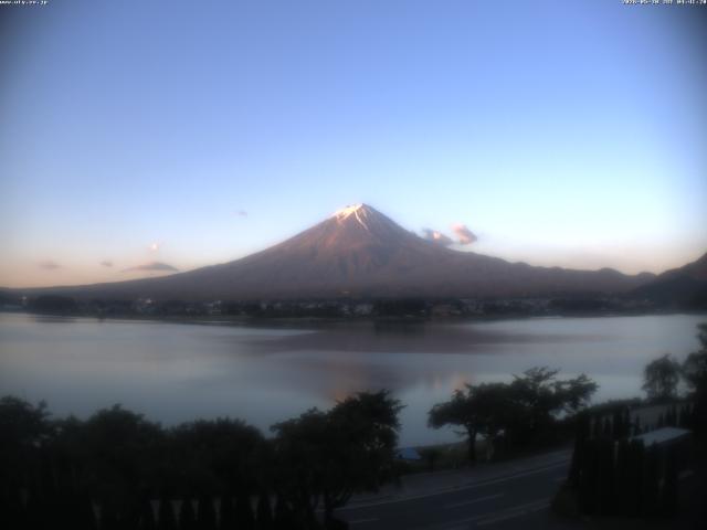 河口湖からの富士山