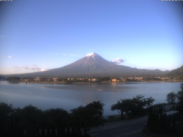 河口湖からの富士山