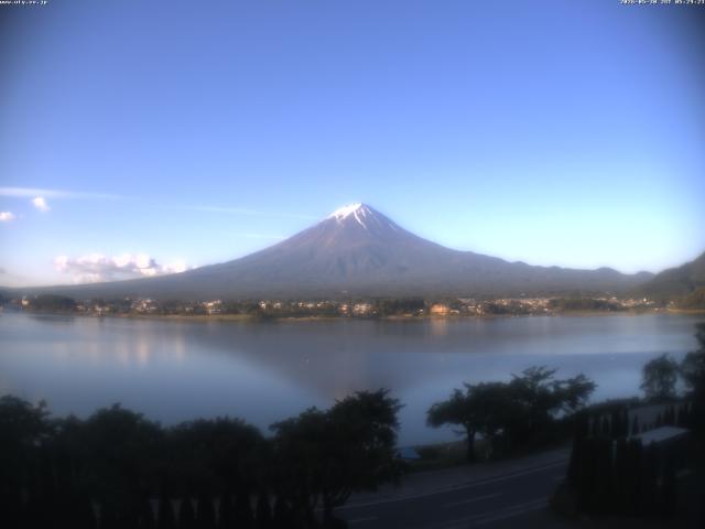 河口湖からの富士山