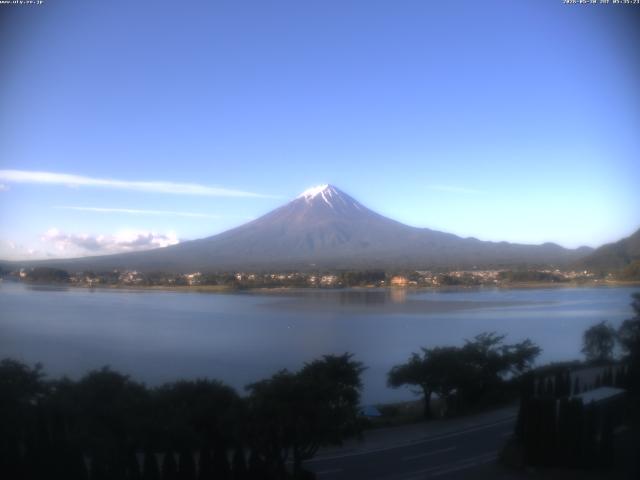 河口湖からの富士山